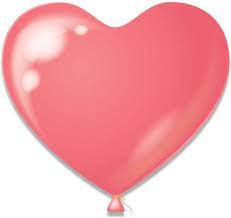 HART BALLON ROZE (Ø38CM, 4ST) ()